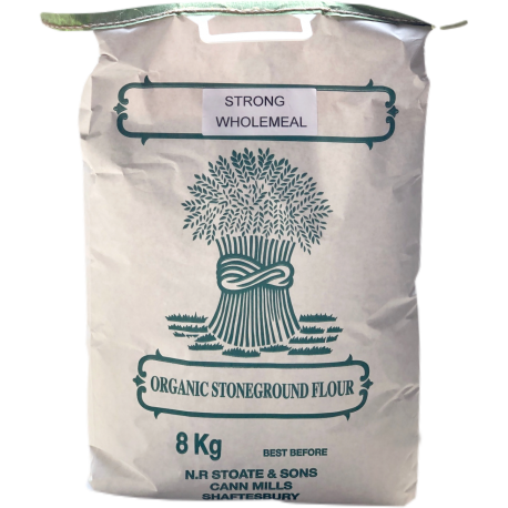 100% Wholemeal Organic Bread Flour 8Kg