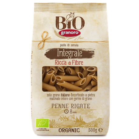 Organic Wholewheat Penne 500g