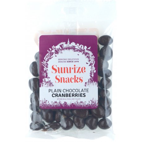 Plain Chocolate Cranberries 110g