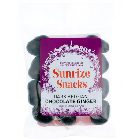 Ginger, Dark Belgian Chocolate 100g